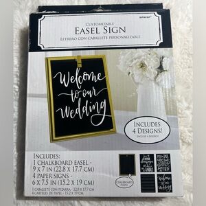 Customizable Easel Sign